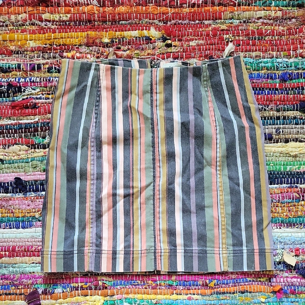 Alter'd State Striped Pencil Skirt